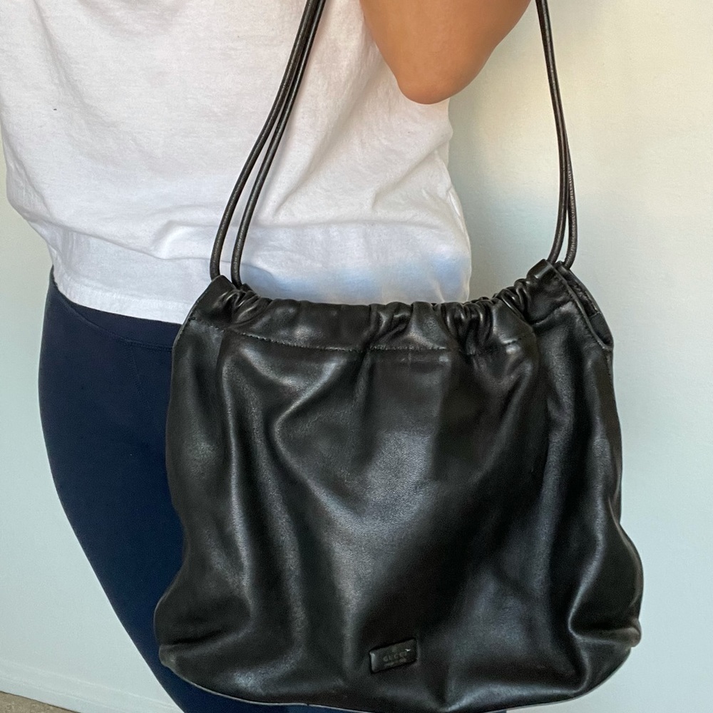 Gucci leather bag vintage hobo